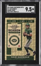 2019 PANINI CONTENDERS OPTIC GOLD VINYL PRIZM SAM DARNOLD 1/1 SGC 9.5