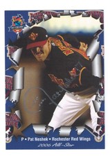 2006 Choice Pat Neshek Auto RARE Silver Signed International League FREE SHIP!!