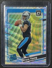 BRYCE YOUNG 2023 PANINI DONRUSS OPTIC #213 RC RATED ROOKIE WAVE PRIZM 248/300