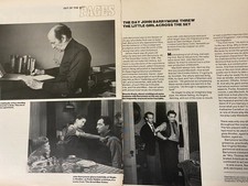 John Barrymore, Two Page Vintage Clipping