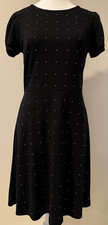 ANN TAYLOR LOFT Womens Black & Gold Dress - Sz 2