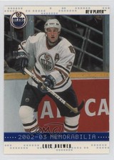 2002-03 ITG Be A Player Memorabilia Sapphire 35/100 Eric Brewer #39 1s8