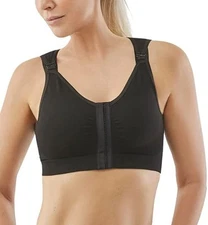 CAREFIX Bree Post-Op Bra Compression Front Closure Adjustable Straps Breast