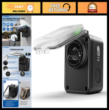 50 Amp Generator Inlet Box, NEMA 3R Weatherpr...