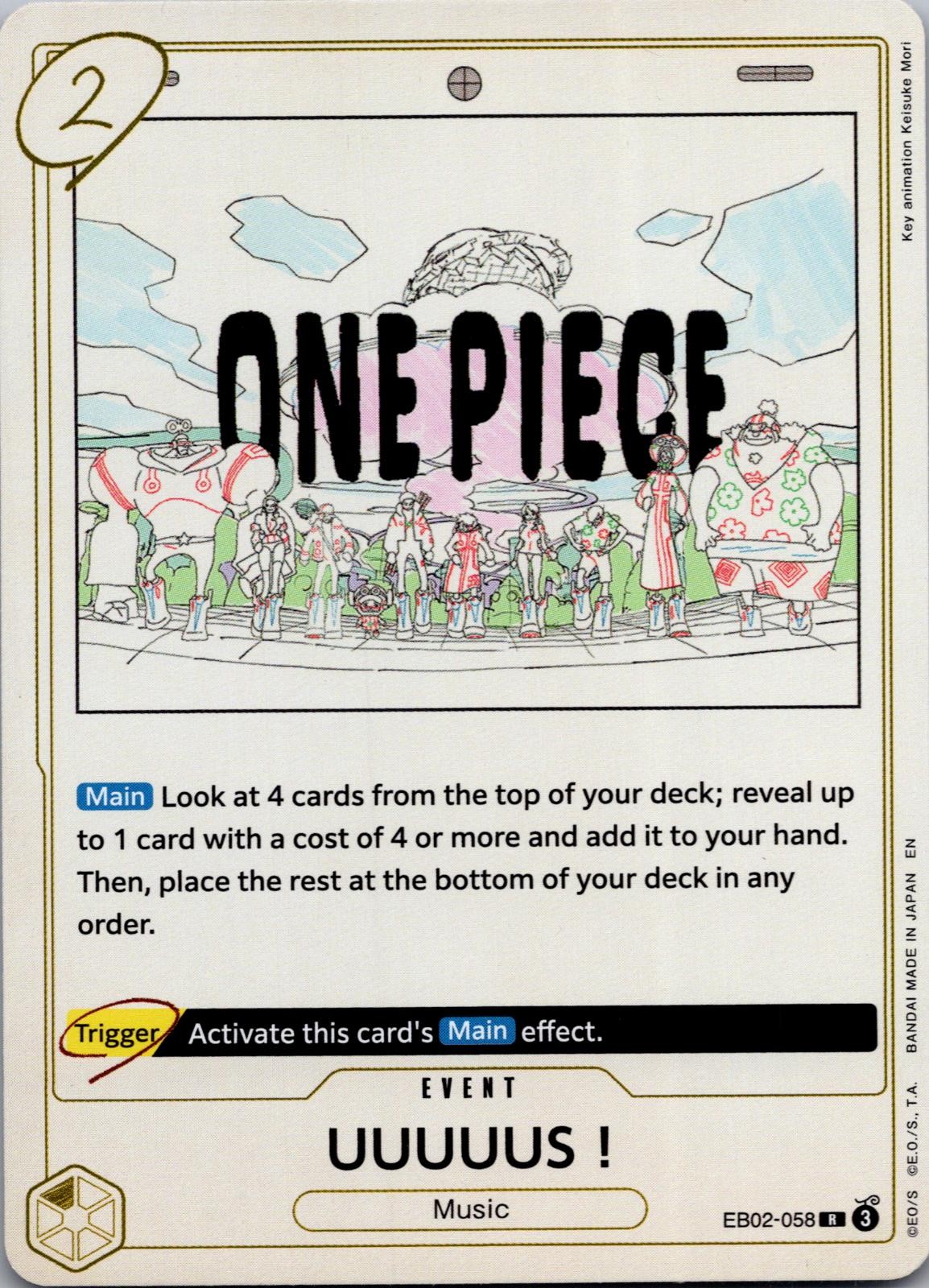 UUUUUS! EB02-058 EXTRA BOOSTER: ANIME 25TH COLLECTION FOIL ONE PIECE