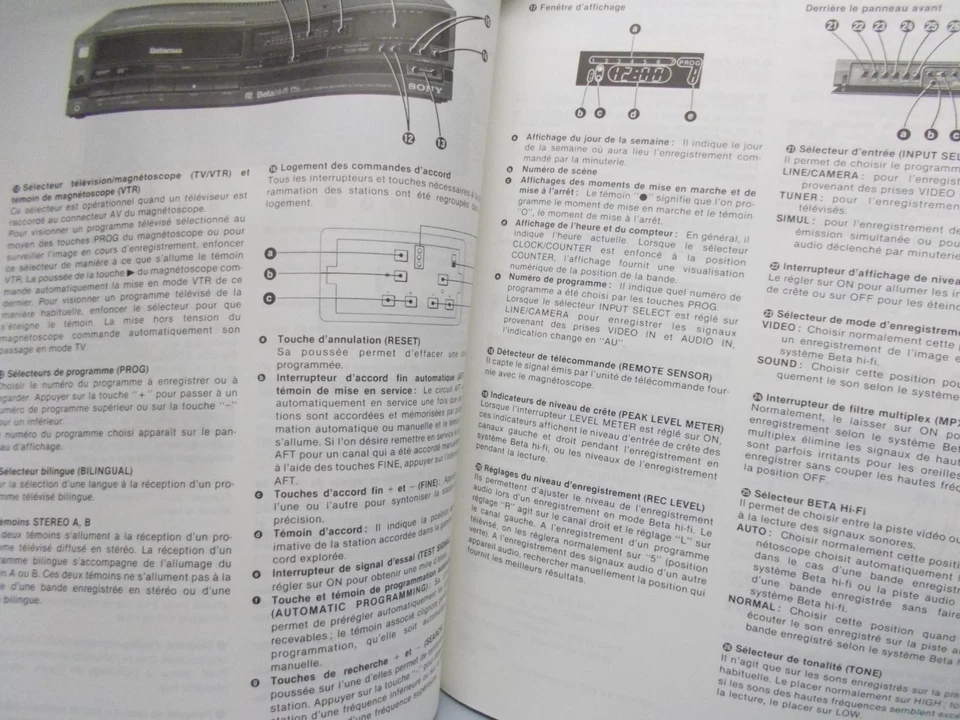 Sony SL-HF100EC, Video Cassette Recorder, Instructions, Multi. #K-454-08 - Image 2 of 2