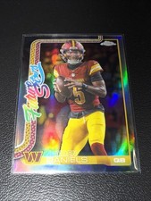 2025 Topps Chrome Football - Jayden Daniels Future Stars Refractor Silver