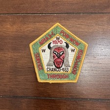 Boy Scout 1970 Area 3-C Pow Wow  Chanco Lodge 483 Order Of The Arrow Patch