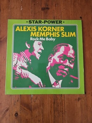 Alexis Korner / Memphis Slim - Rock Me Baby LP Vinyl - Vg+