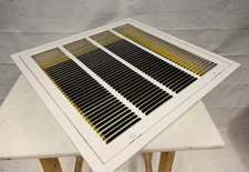 Hart & Cooley 673TPI R6 20X20 W T-Bar Filter Grille, PK 2