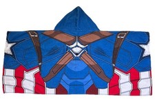 CAPTAIN AMERICA Civil War Hooded Towel Bath Beach Pool Kids Children Marvel