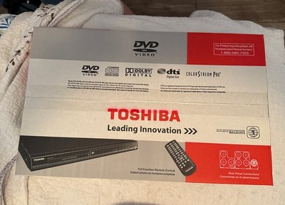 Toshiba SD-4100 DVD Player Digital Cinema Progressive Scan New OPEN BOX