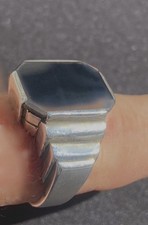 sterling-silver-black-carnilian-solid-masculine-mens-ring-16-grams-
