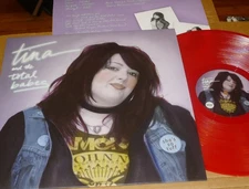 TINA & TOTAL BABES Tuff RED vinyl LP power pop LIMITED 100 bobbyteens trashwomen
