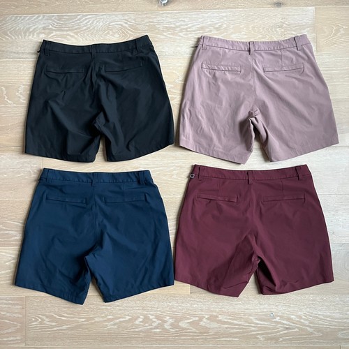 Lululemon Men's Commision Classic-Fit 7" Shorts Warpstreme Bundle of 4 sz 32 - Picture 2 of 6