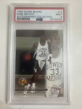 Kobe Bryant Rookie Card - 1996 Score Board Autographed Collection #13 HOF PSA 9. rookie card picture