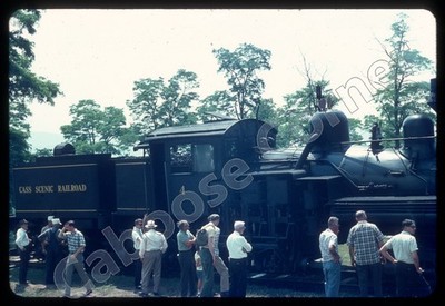 Cass Scenic Railroad Shay #4 West Virginia 7-3-66 35mm Dia (6399)