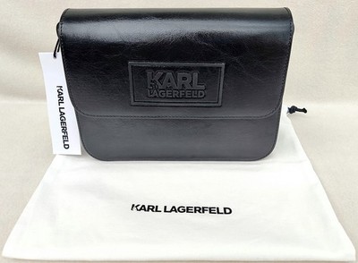 Karl Lagerfeld K/Stone Crossbody Umhängetasche Schwarz Schultertasche Klein Bag