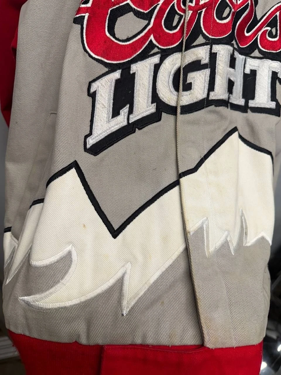 Jeff Hamilton Racing Collection Coors Light Sterling Marlin NASCAR Jacket image 3