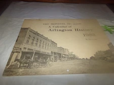 Vintage Arlington Texas History Calendar East Main Grocery Military Academy 83