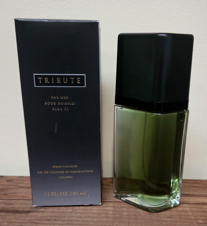 NEW Mary Kay Tribute for Men Eau de Cologne Spray Regular Size 3.1 fl oz Retired