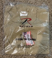 Rothco Khaki Flight Suit Coveralls Men's Size Large L New with Tags
