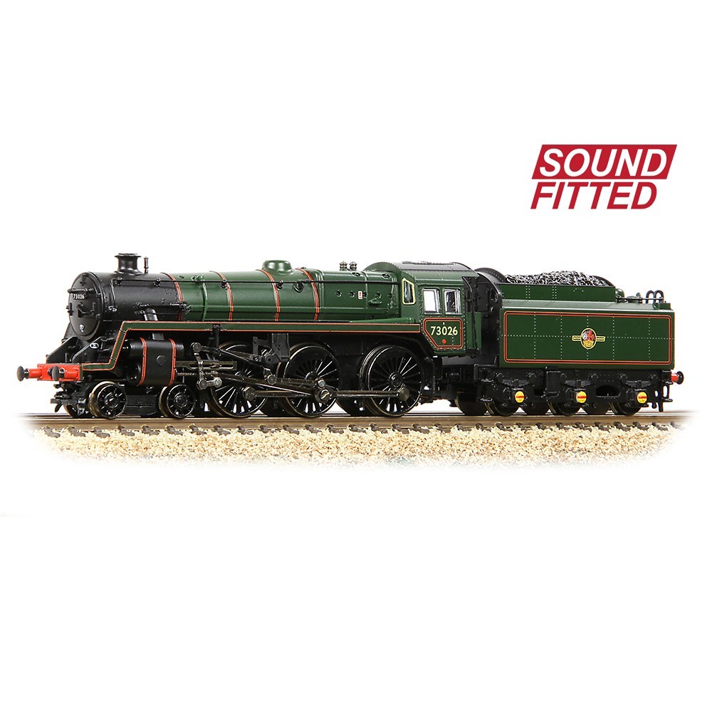 Graham Farish 372-728SF - BR Standard 5MT with BR1 Tender 73049 BR Lined Gree...