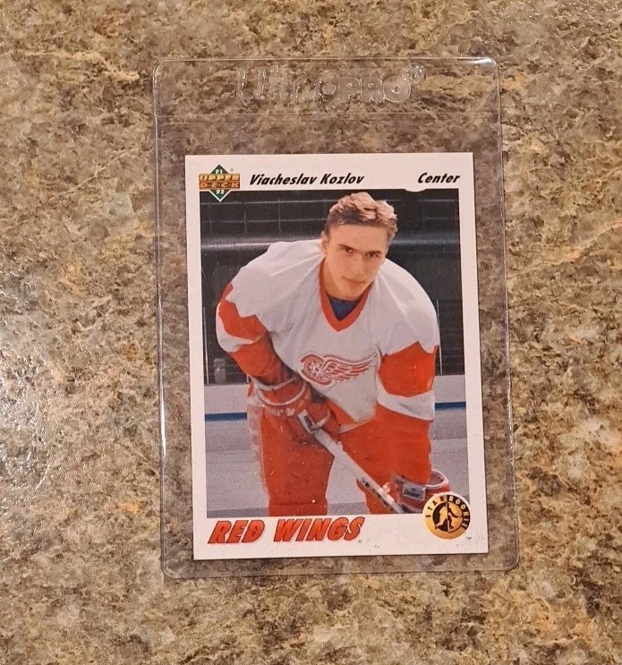 (5) Slava Kozlov 1991-92 Upper Deck Rookie card Parkhurst RC 1992-93 Score Fleer - Image 4 of 4