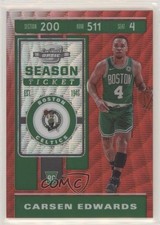 2019-20 Panini Contenders Optic Season Ticket Carsen Edwards #130 Rookie RC dq2