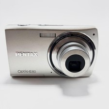 PENTAX Optio E80 Gold Compact Digital Camera Excellent Condition Tested