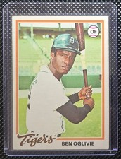 1978 Topps #286 Ben Oglivie Detroit Tigers OF Vintage Baseball Card EX