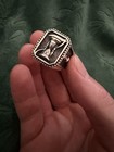 Clocks & Colours Men's 925 Sterling Silver Rook Signet Ring Size 11 No Stone — photo 5
