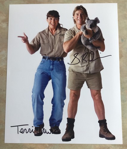 STEVE IRWIN signed autographed photo COA Hologram main image 1