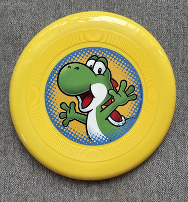 2021 Nintendo Super Mario Green Yoshi Yellow Flying Disc Outdoor Throwing Toy 9''
