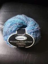 Sensations Bellezza Collection Verigated Blue Yarn Wool Blend 50g Ball 