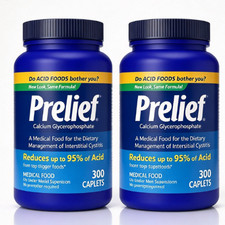 2PACK Prelief Acid Reducer Caplets Dietary Supplement, 300 Count
