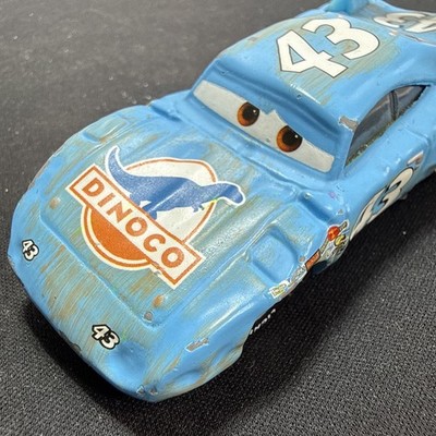 Disney Pixar Cars Damaged King Race O Rama #82 Mattel M5441 for
