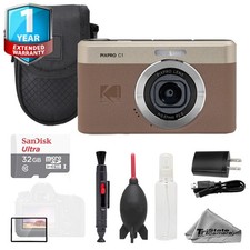 Kodak PIXPRO C1 Compact Camera Brown  32GB  Bag 1 Yr Warranty- Basic Kit