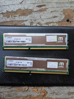 #ad Mushkin Silverline Enhanced 8 GB 2x4GB DDR3 10666 Desktop RAM $19.99