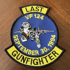Patch US Navy VF-124 VF124 F-14 Tomcat Last Gunfighter 30/09/94