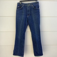 Vtg Levi's 517 0217 Boot Cut Blue Jeans Size 31x32 Fits 29x31 Red Tab USA