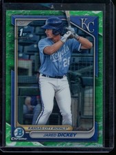2024 Bowman Jared Dickey Chrome Prospects Lunar Glow Refractors Royals #BCP-19