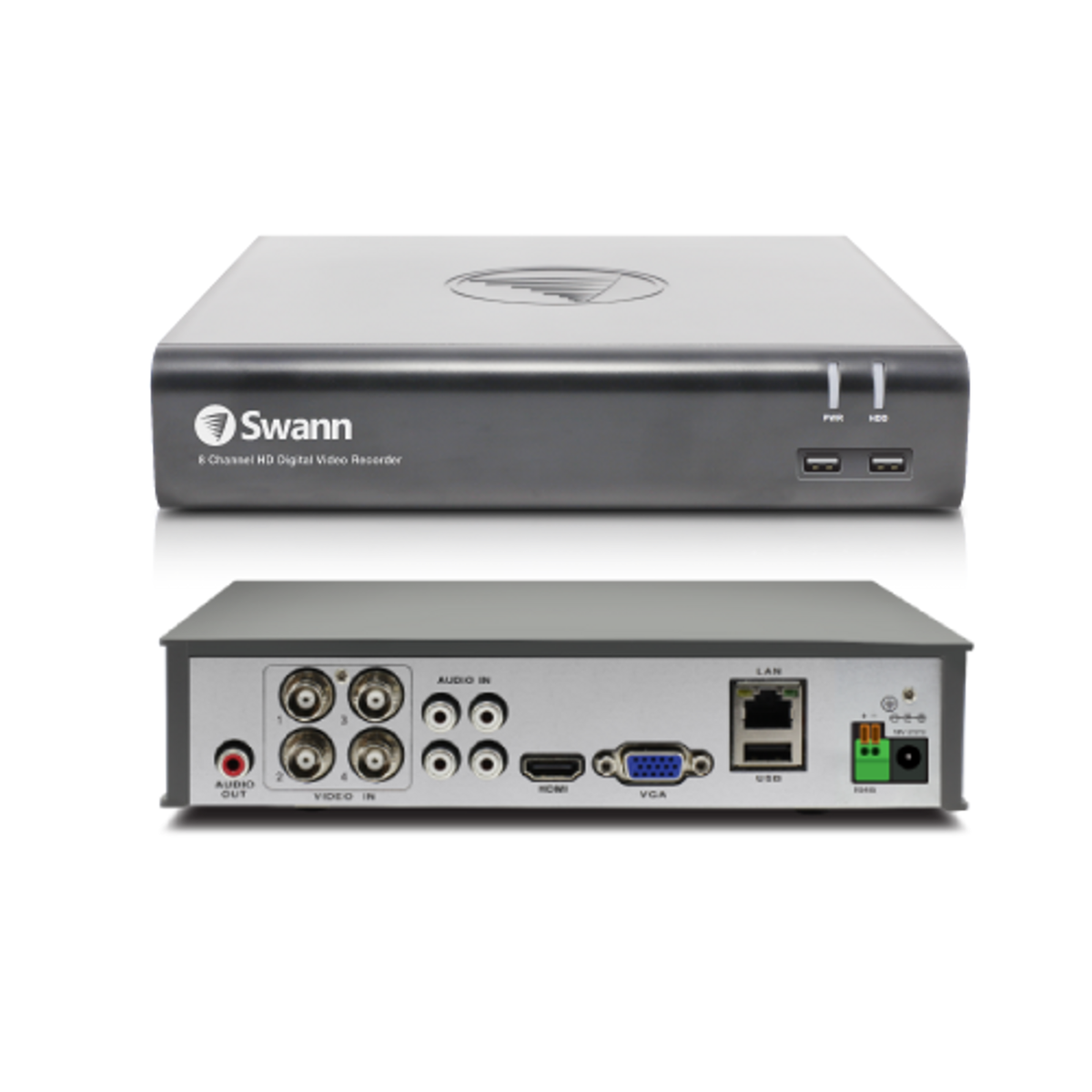 Swann 4580G DVR 44580G 4 Channel Digital Recorder 1080p 1TB Hard