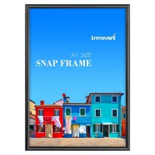 INNOVART INCF-A1BK 24x33 Black Aluminum Snap Poster Frame A1 Size