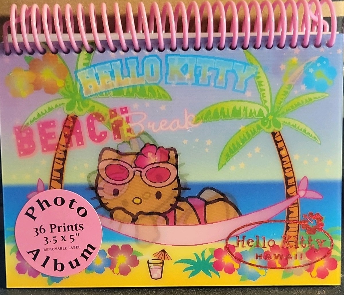 Sanrio Hello Kitty Hawaii Beach Photo Album 2007 Pink 36 Prints