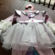 Teetot  Co Pink Unicorn Halloween Set With Pants And Horn Headband Kids 7-8