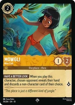Mowgli - Man Cub - NM Cold Foil - Whispers in the Well 019