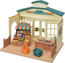 Calico Critters Grocery Market - Shop, Play, and Let Creativity Bloom!, Cream &