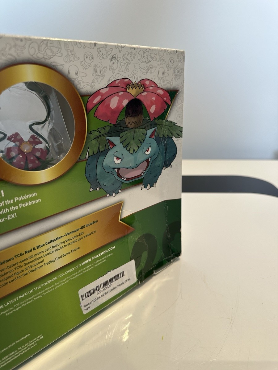 Pokémon Red & Blue Figure TCG Collection Venusaur EX Box