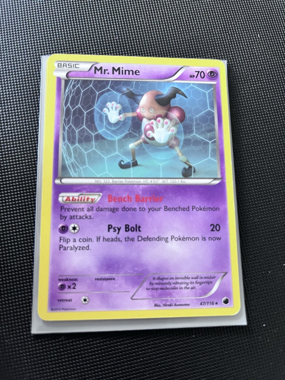 Mr. Mime Plasma Freeze LP 47/116 Rare